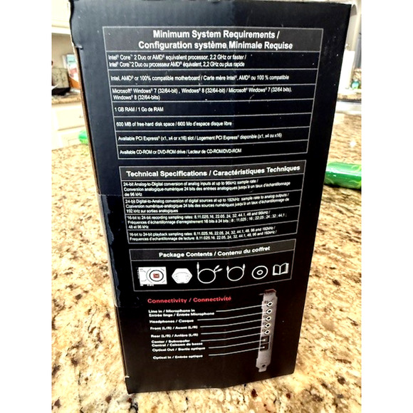 Creative Sound Blaster Zx SBX Gaming Audio Card w High Performance Headphone Amp - Picture 7 of 8